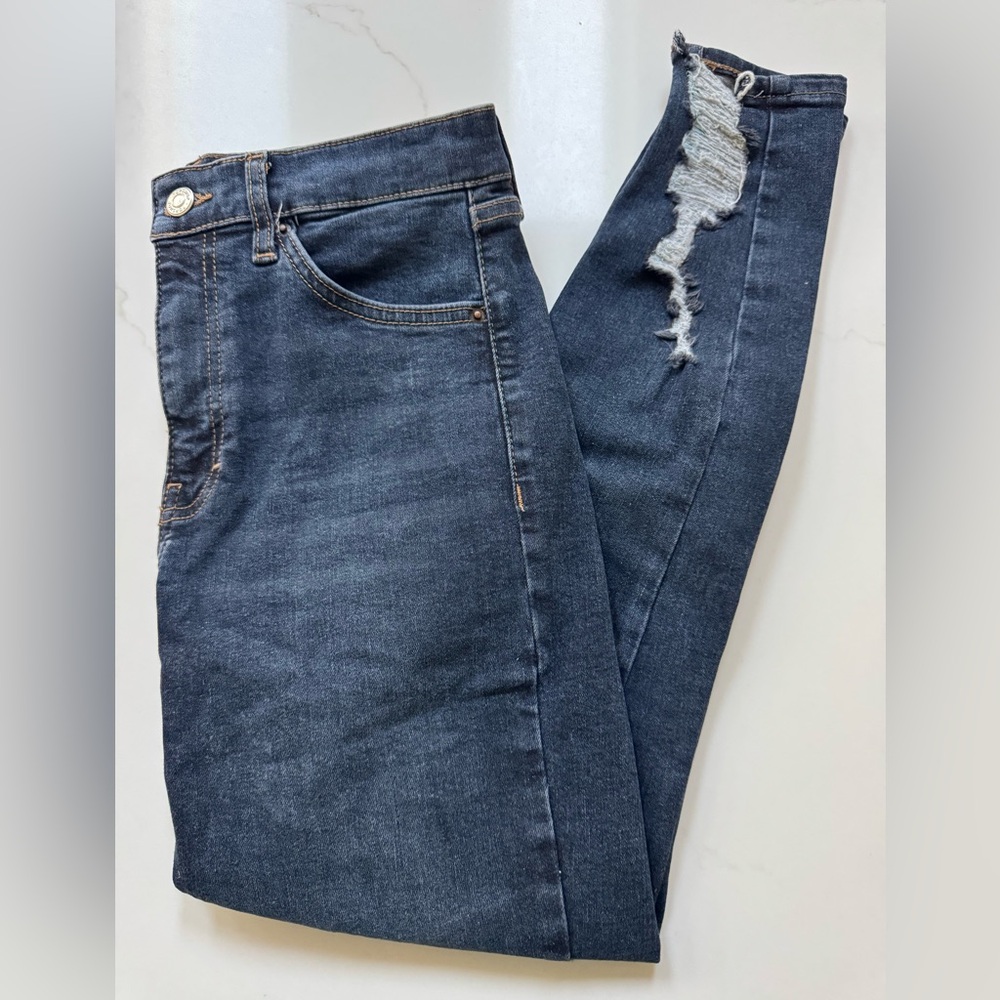 Topshop Jamie Skinny Jeans in Blue